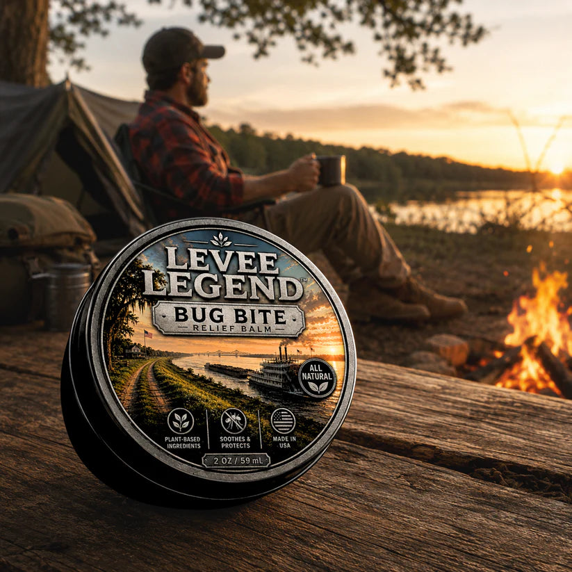 Levee Legend™ All Natural Bug Bite Relief Balm (2 oz.)